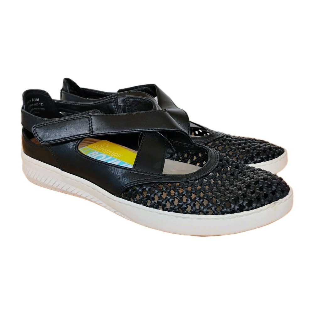 Baretraps Yesica Shoes Womens Size 8.5 M Woven Mary‎ Jane Casual Comfort Flats